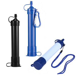 휴대용 정수 필터 여과 밀짚 야외 정수기 캠핑 하이킹 비상 생존 배낭 키트 - Product Image 5