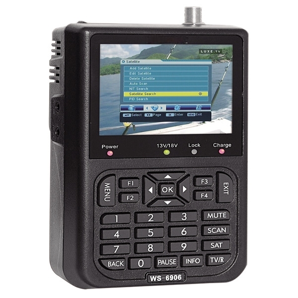WS-6906 Digital Signal Finder Satlink WS 6906 3.5" LCD Screen DVB-S FTA Receptor for QPSK Satlink Satellite Signal Meter Finder