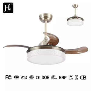 Lamp Light Luxury Crystal <b>Fan</b> Chandelier Living Room <b>Bedroom</b> Golden Variable Frequency Full Spectrum <b>Ceiling</b> Light - Product Image 4