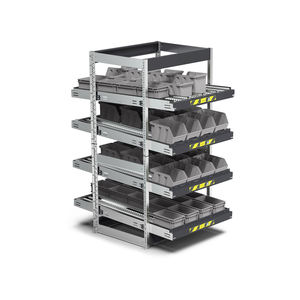 Fami Kanban FIFO ST1101 1100x1509x2009mm crémaillère dynamique avec 4 cadres inclinés - Product Image 2