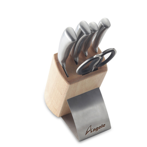 Couteau de chef fabriqué en gros porte-bloc en bois d'acacia support d'aimants bande de rangement de cuisine couverts grand organisateur - Product Image 4