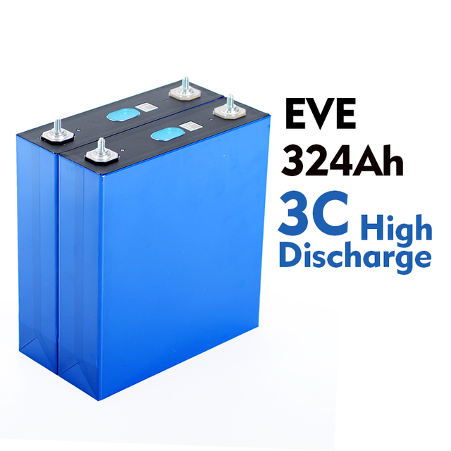 EU Stock 48V Prismatic Lithium Ion Battery Cell 314Ah Real Capacity with Deep Cycle MB31 280Ah-330Ah+ 320Ah+ Lifepo4 Akku 330ah+