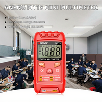Aneng M113 Multimeter Mini 1999 Counts Digital Cerdas Pengukur Tegangan AC/DC Ohm NCV Alat Listrik Instrumen Pengukuran