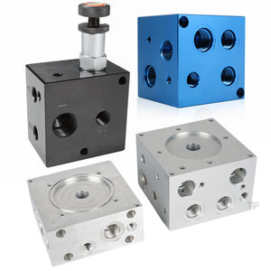 Bloque de válvulas hidráulicas de válvula de colector de hierro fundido de fábrica del fabricante, grupo de válvulas hidráulicas, bloque de válvulas de aluminio de acero - Product Image 3