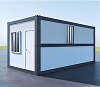 Maison conteneur pliable de luxe, épaissie, personnalisable, pour dortoirs et hôtels, avec support technique en ligne