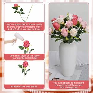 Vente en gros usine – Nouveauté : Tulipe artificielle grand format, toucher réel, sensation hydratante, idéale pour mariage, fête, décoration intérieure, Noël - Product Image 3