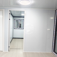 Maison conteneur préfabriquée et imperméable en acier de 20 pieds et 40 pieds Maison mobile modulaire avec 2 ou 4 chambres à coucher préfabriquée