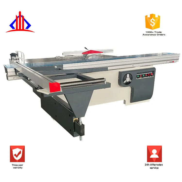 Jinan melhor máquina de serra de painel serra de mesa deslizante de madeira com levantamento automático opcional de tamanhos diferentes