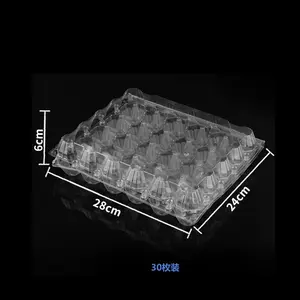 Customized Blister Plastic Disposable Clamshell 12 Eggs Quail Egg Packaging Tray Carton