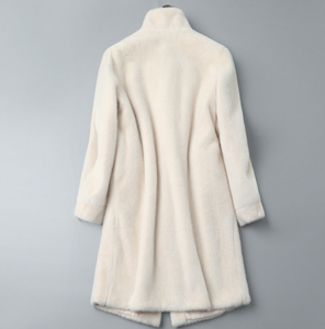 <span class=keywords><strong>Cappotto</strong></span> in <span class=keywords><strong>pelliccia</strong></span> sintetica di coniglio con logo personalizzato invernale spesso e morbido da donna in <span class=keywords><strong>pelliccia</strong></span> di <span class=keywords><strong>visone</strong></span> sintetica da donna - Product Image 6