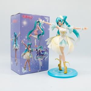 Figurine 21 cm Filles mignonnes Danse Ballet Lac des cygnes Ver. Statue de manga Miku Figurine en PVC Figurine d'anime Jouets pour enfants Cadeaux - Product Image 1