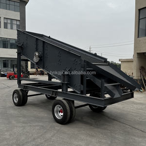 Macchina Vibrante Mobile Innovativa per la Vagliatura delle Pietre, Macchina per la Setacciatura delle Pietre, Macchina Vibrante per l'Estrazione Mineraria - Product Image 2