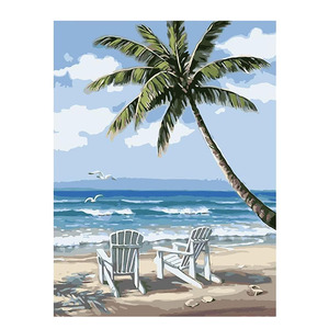 Pintura Acrílica por Números, Arte en Lienzo de Paisajes para Adultos, Principiantes, Estudiantes y Adolescentes - Kit de Pintura DIY en Tela, Artesanía Avanzada - Product Image 1