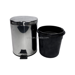 3L/5L/8L/12L/20L/30L thép không gỉ xoắn ốc đạp <span class=keywords><strong>bin</strong></span> Thùng rác có thể chân-kích hoạt chất thải <span class=keywords><strong>bin</strong></span> cho nhà bếp Sử dụng ngoài trời Nhà thiết yếu - Product Image 2