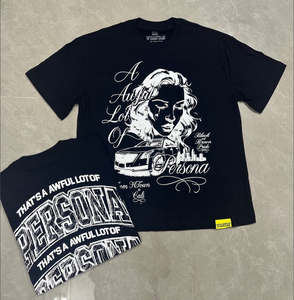 Camiseta para hombre That's A Awful Lot of Cough Syrup All Star, negra, de manga corta, con estampado, informal, de corte jersey, con cuello redondo - Product Image 5
