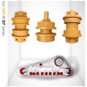 D7E, D7G, D7H, D7R, детали ходовой части бульдозера, сегментная звездочка, направляющая, верхняя гусеница, нижняя гусеница, ролик для серии Caterpillar D7 - Product Image 1