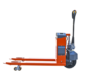 Chariot élévateur électrique à fourches de 1500 mm, pneus pleins, batterie au plomb-acide, utilisation en intérieur, pour usine de fabrication, opération en position debout - Product Image 6