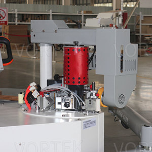 Máquina de bandas de borde de alimentación totalmente automática, para bordes curvos, componentes PLC de Motor de núcleo, características de limpieza de raspado y encolado, 1 unidad - Product Image 6