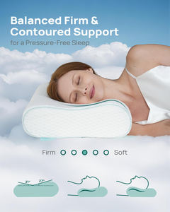 Chine <span class=keywords><strong>Oreiller</strong></span> cervical réglable à 3 couches <span class=keywords><strong>Oreiller</strong></span> <span class=keywords><strong>de</strong></span> tête orthopédique ergonomique en mousse à mémoire <span class=keywords><strong>de</strong></span> <span class=keywords><strong>forme</strong></span> pour les douleurs au cou - Product Image 3