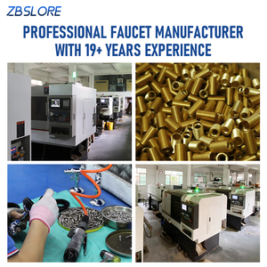 วาล์วหัวเข่าคู่ทนทานต่อการกัดกร่อนในเชิงพาณิชย์แป้นเหยียบทองเหลืองสีแดงและน้ำเงิน - Product Image 5