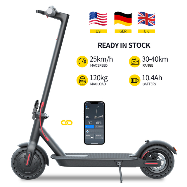 US EU Warehouse Electric Scooter Electric 36V Motor Foldable Escooter Adult E-Scooter Fast 8.5 Inch Tire E Scooter with APP