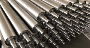 Chất Lượng Tốt Tùy Chỉnh Điện Khóa Cứng <span class=keywords><strong>Chrome</strong></span> Mạ Kẽm Đuôi Snub End Ròng Rọc Trống Máy Con Lăn Cho Vành Đai Băng Tải - Product Image 5