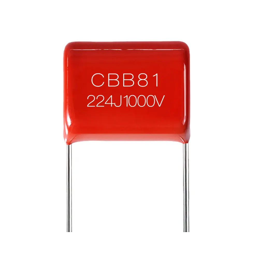 Полипропиленовый пленочный конденсатор cbb81 с высоким импульсным напряжением нагрузки и огнестойким полимерным покрытием, 224J, 1000 в