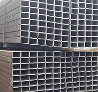 Pipa Baja Persegi Panjang Galvanis Celup Panas 80x40, Pipa Berongga GI 120x60 untuk Rangka Rumah Kaca Proyek Pertanian