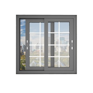 Fenêtres coulissantes à double vitrage en vente chaude, verre Low-E, fenêtre coulissante en aluminium, fenêtre coulissante avec moustiquaire - Product Image 3