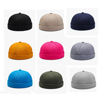 Gorras y Sombreros de Verano Talla Única con Logotipo Bordado, Gorra de Béisbol Personalizada sin Visera con Etiqueta Tejida