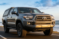 Bâche de benne rétractable en acier à double rangée pour Toyota Vigo