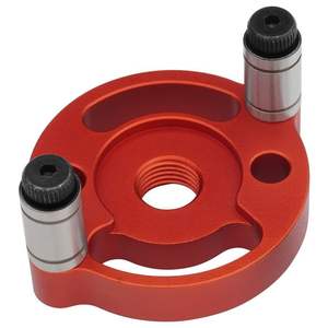 1 kit DIY en alliage d'aluminium pour le travail du bois, traçeur de centre vertical, gabarit pour trous de poche, outil d'alignement de panneaux et <span class=keywords><strong>aide</strong></span> au centrage - Product Image 2