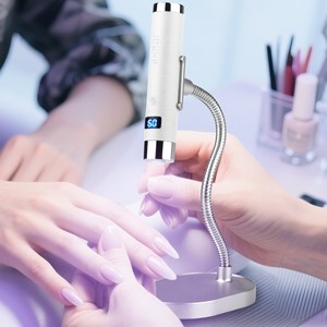 SNRQI 2026 Neuheiten G1 AI Nagellampe mit 2 Timern, AI LED Nagellampe, 1-Stunden Kabellose UV-Lampe für schnelle Nageltrocknung - Product Image 1