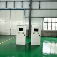 Gabinete de Control de Automatización Industrial, Gabinete PLC Programado a Medida con Inversor y Pantalla Táctil, Acero, 380V, IP65