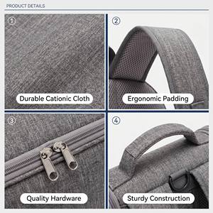 Sac à dos de transport pour animaux de compagnie respirant de qualité supérieure, pliable, pour chats et petits chiens, avec sangles ergonomiques et fenêtres en maille - Product Image 4