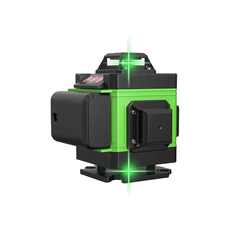 4d 16 linha suporte verde suporte nível laser rotativo automático ao ar livre com tripé