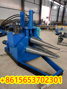 Cao chính xác thủy lực loại 3 cuộn côn hình nón tấm hình thành máy cán - Product Image 6