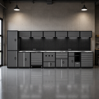 Nouvelle Conception Armoire à Outils Robuste pour Mécanicien Automobile, Poste de Travail Modulaire en Acier pour Garage, Établi avec Tiroirs Verrouillables, Charge OEM 300kg