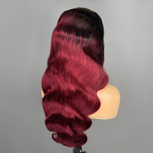 22นิ้วสำหรับ Ombre วิกผมแท้ตัดมาพร้อมกับ6x5 HD วิกผมหนา210% สีบลอนด์<span class=keywords><strong>ราก</strong></span>เข้มผสม<span class=keywords><strong>ผม</strong></span><span class=keywords><strong>ยาว</strong></span>ขนาดใหญ่ - Product Image 3