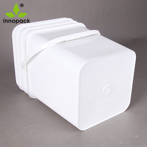 Seau en plastique recyclable de qualité alimentaire carré de 20 L, 5 gallons, Innopack - Product Image 6