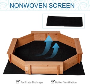 Caja de Arena para Niños al Aire Libre de <span class=keywords><strong>Madera</strong></span> Maciza de 3 a 8 Años - Product Image 2