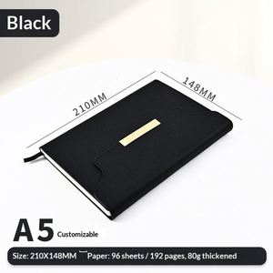 Carnets en cuir minimalistes 2026 en gros à prix abordable, reliure cousue, format A6, haute qualité, couleur personnalisée, pour usage professionnel promotionnel - Product Image 3