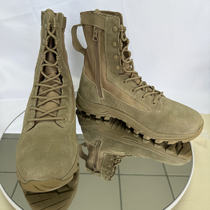 รองเท้าบูท DSF603 รุ่น Tactical สีน้ำตาลหนังกลับ หุ้มข้อสูง ทนทาน เหมาะสำหรับทุกฤดู - Product Image 5