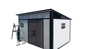 Espaciosa <span class=keywords><strong>Casa</strong></span> de almacenamiento de jardín de HDPE para herramientas y equipos - Product Image 3