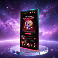 Pantalla Táctil PCAP Personalizada con Iluminación LED RGB para Máquinas de Juego que Funcionan con Monedas