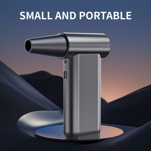 เครื่องเป่าลมแรงทรงพลังพร้อมมอเตอร์ไร้แปรงถ่าน ชาร์จซ้ำได้ พัดลมเทอร์โบขนาดเล็ก สำหรับเป่าทำความสะอาดคีย์บอร์ดพีซี หิมะ รถยนต์ และใช้งานกลางแจ้ง - Product Image 4