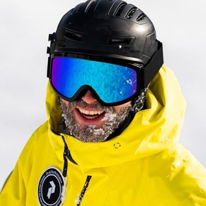 Gafas de Esquí con Montura Completa, Lentes Esféricas de Policarbonato, Antivaho, Protección UV, Gafas de Esquí para Hombre para Deportes al Aire Libre - Product Image 1