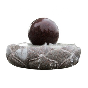 Fuente de paisaje de cascada de bola rodante de granito negro - Product Image 6