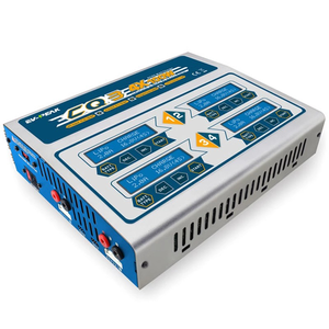 <b>Multifunctional</b> Aviation Model CQ3 4 Channel 110-240V AC/DC Port 6S 100W Balance Battery <b>Charger</b> for LiPo LiFe NiMH NiCd XT60/T - Product Image 1