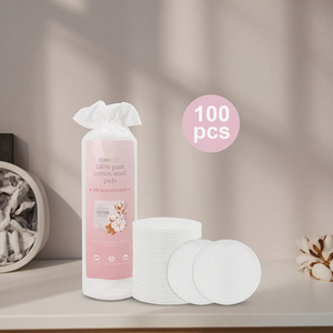 Mẫu Miễn Phí Cotton Hữu Cơ Vòng Pad Dùng Một Lần Hai Mặt Đồng Bằng Trang Điểm Remover Cho Chăm Sóc Cá Nhân Chăm Sóc Da Mặt Miếng Bông - Product Image 1